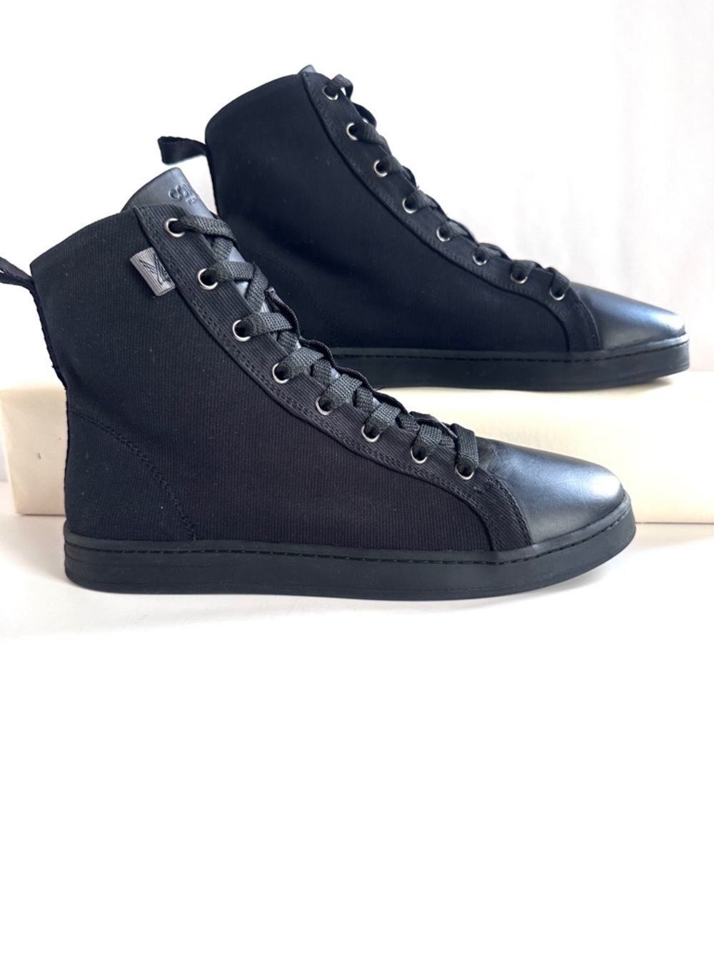 COMBAT FLIP FLOPS UNARMED FORCES MEN’S SHADOWBAN HIGH TOPS IN BLACK. NEW! Sz10